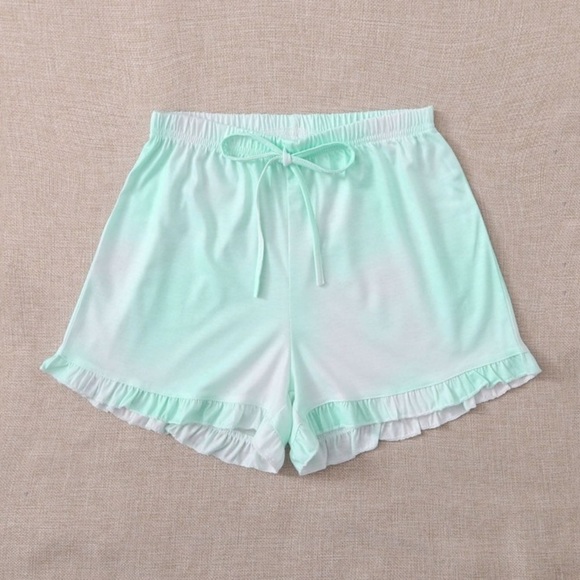 New Women’s Tie Dye Pajama Sleep Shorts - Picture 3 of 6